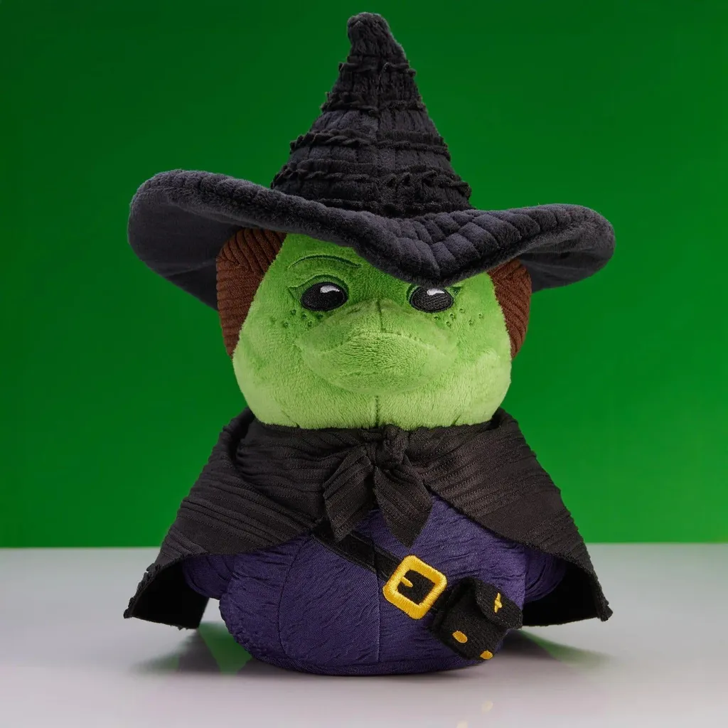 Peluche Elphaba Wicked Tubbz 20 cm - Sorcière Verte en Velours Doux de Qualité