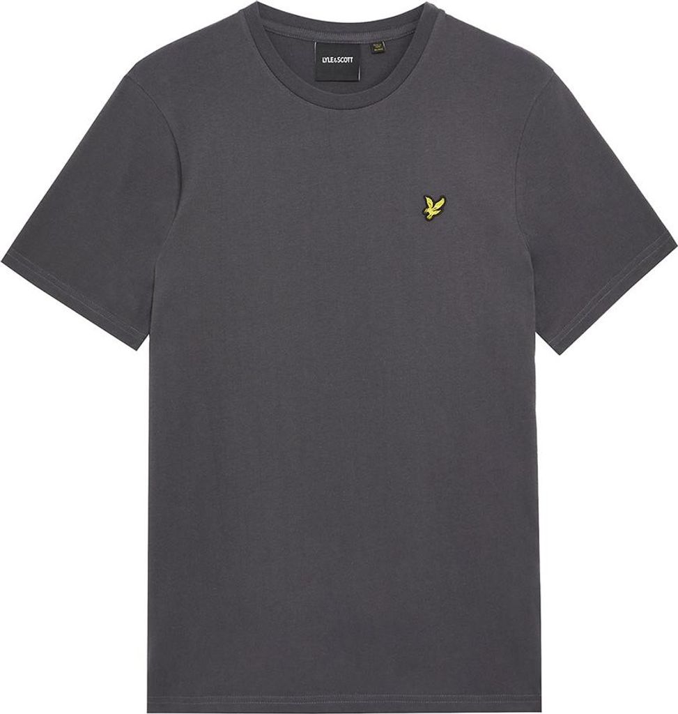 Lyle & Scott Plain Kurzarm-t-shirt Grau XL Mann Grau XL