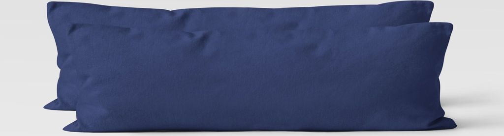 2er Set Renforcé UNI Kissenhüllen 40x145 cm Produktbild 