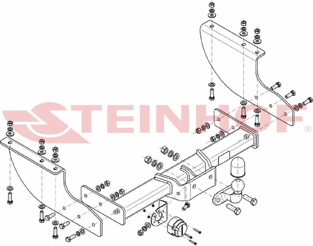 Z546759 Anhängerkupplung passend für IVECO Daily 2014- starr