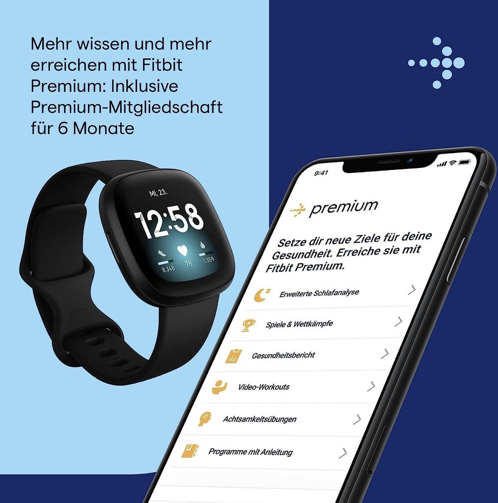 Fitbit Versa 3 black/black Produktbild 27