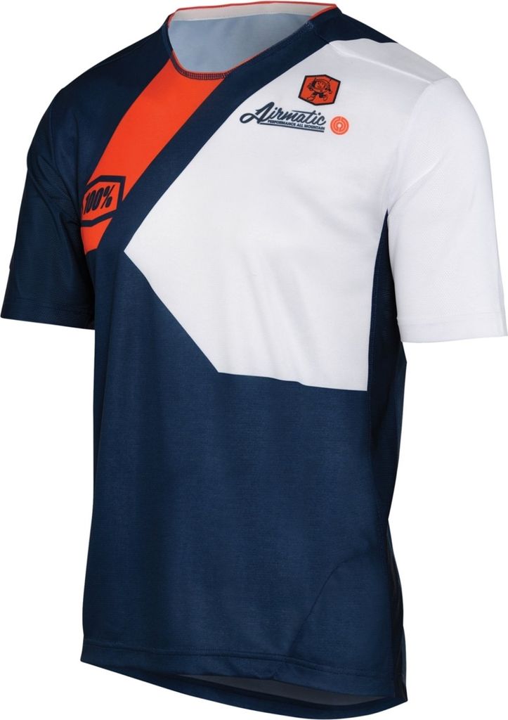 100% Herren Jersey Kurzarm Airmatic Honor Fast Times, Honor Blau, XL