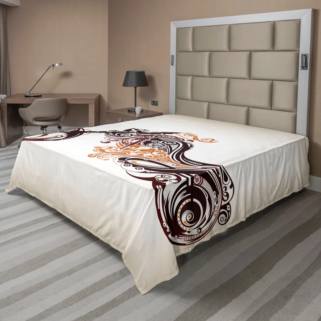 Drap de lit pour homme motif moto bordeaux 260 cm pour chambre élégante