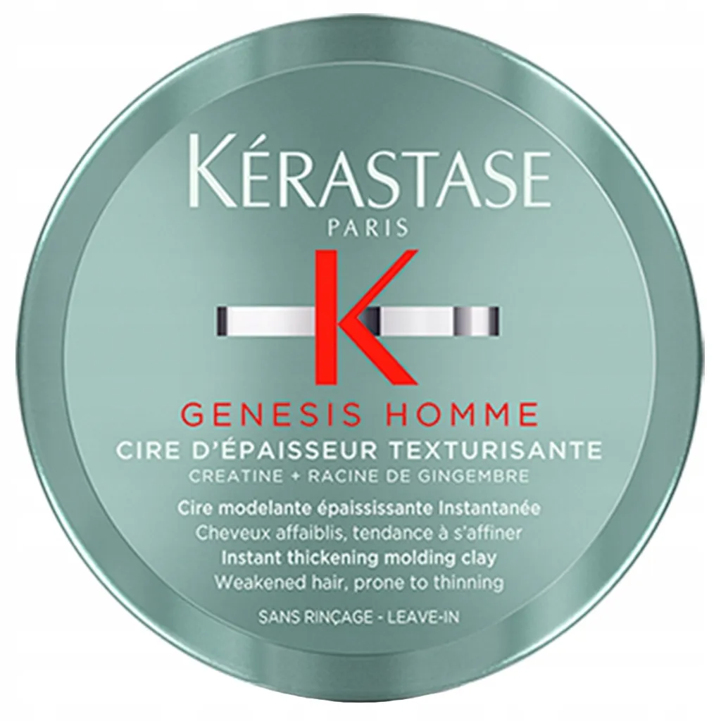 Genesis Homme Cire Push-Up 75ml - Coiffant pour cheveux fins d'homme