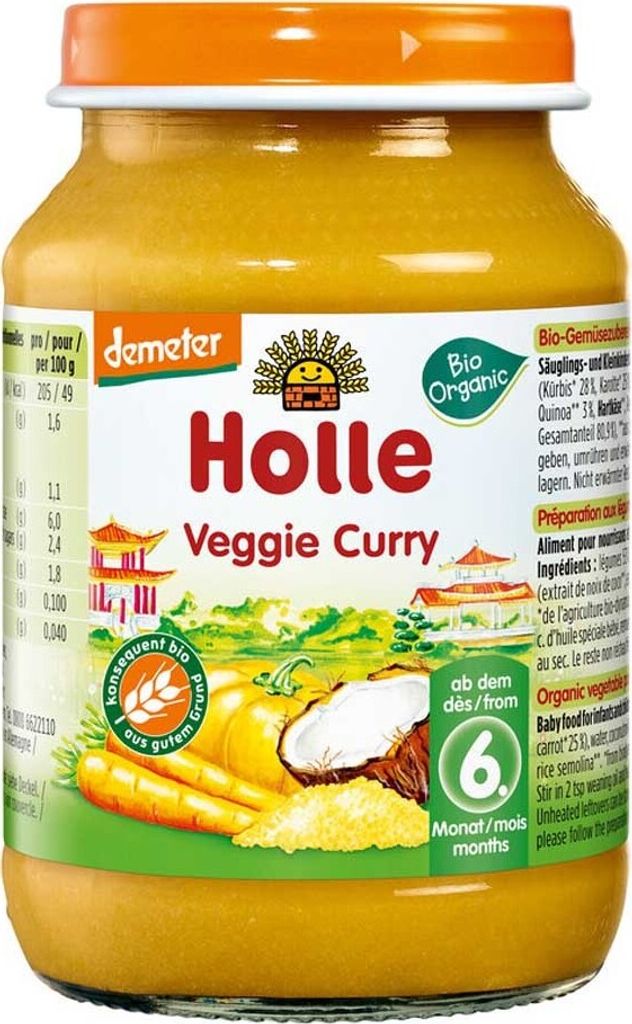 Glas - Demeter Veggie Curry 190g