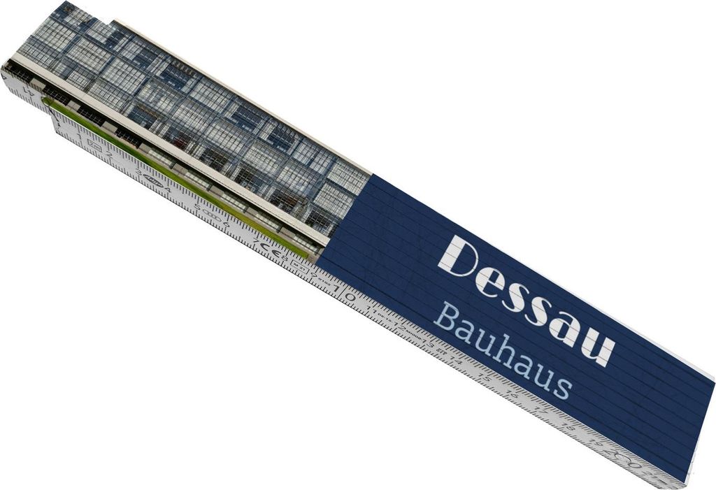 streetline Dessau Bauhaus Meterstab aus Holz