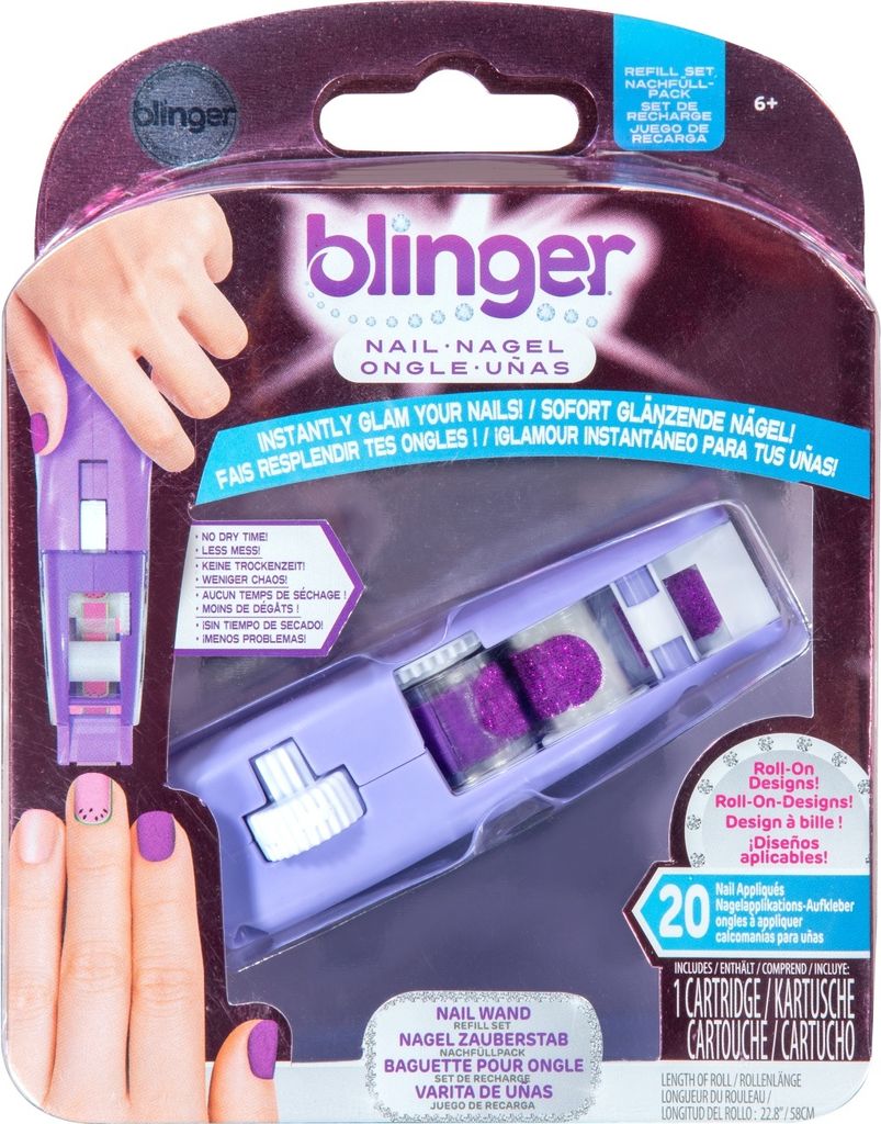 Jazwares BGW0004 - Blinger - 2er Nachfüllpack - Nagel-Zauberstab