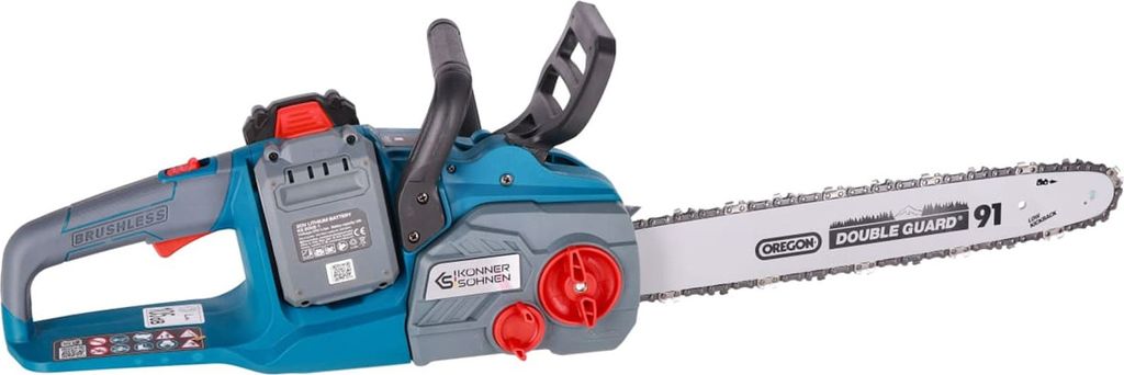 Könner & Söhnen KS CS40V-16, 8000 RPM, Bürstenlos, 40 cm, 1,3 mm, 15 m/s, 76,2 / 8 mm (3 / 8")
