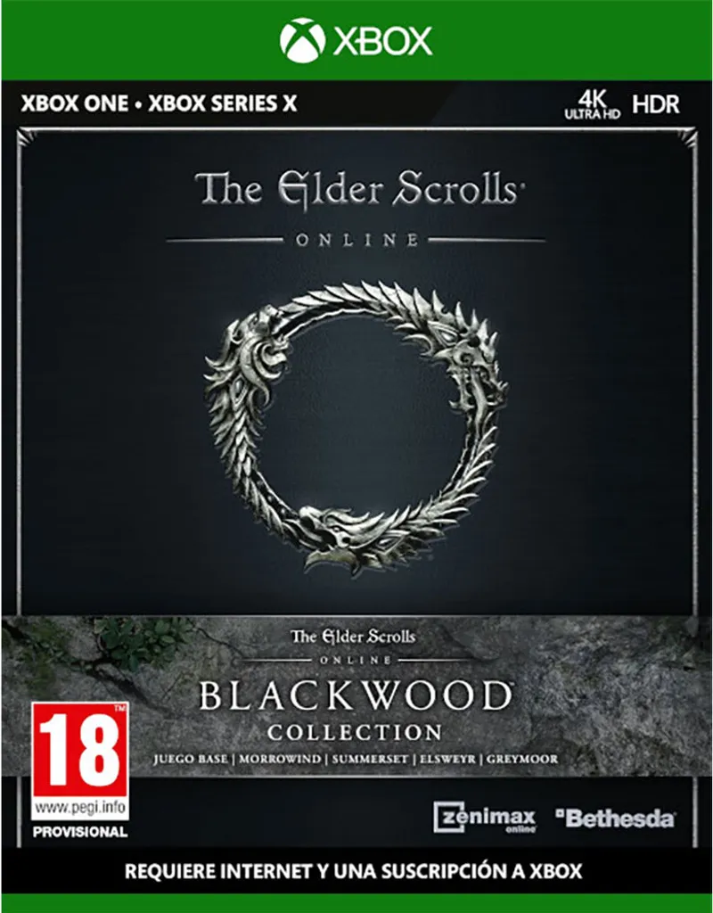 The Elder Scrolls Online Blackwood Xbox One avec Chapitres Inclus PAL