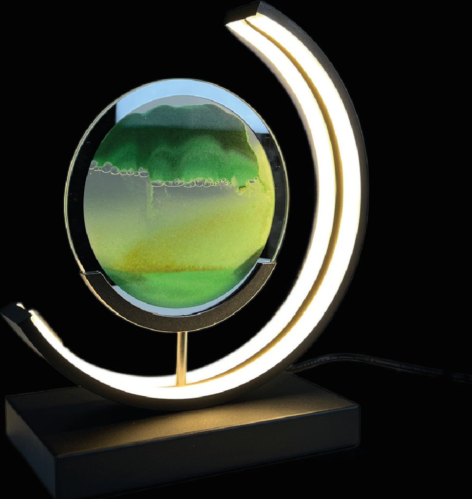 Luxus - Treibsand Tischlampe - Grün