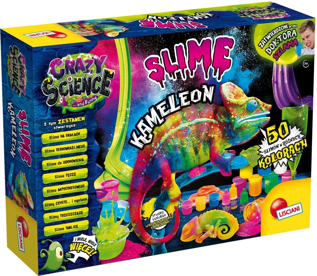 Jeu Éducatif Slime Kameleon de Crazy Science pour Apprendre en S'amusant