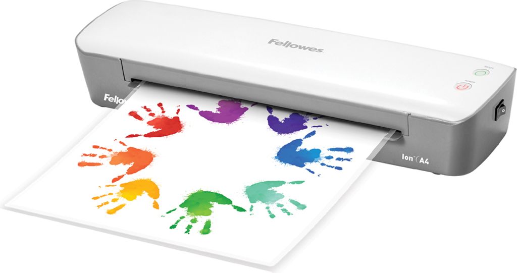 Fellowes Ion A4 Laminiergerät für das Home Office, bis 125 Mikron, inkl. 10 Laminierfolien; 4560001