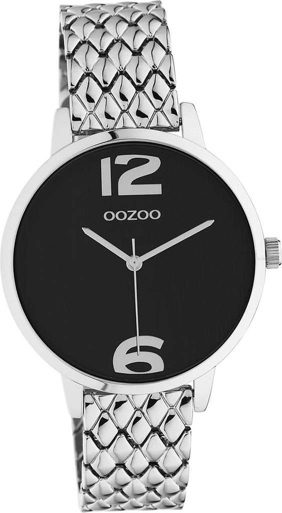 Oozoo Edelstahl Damen Uhr Analog Quarzuhr Armband silber Timepieces D2UOC11021