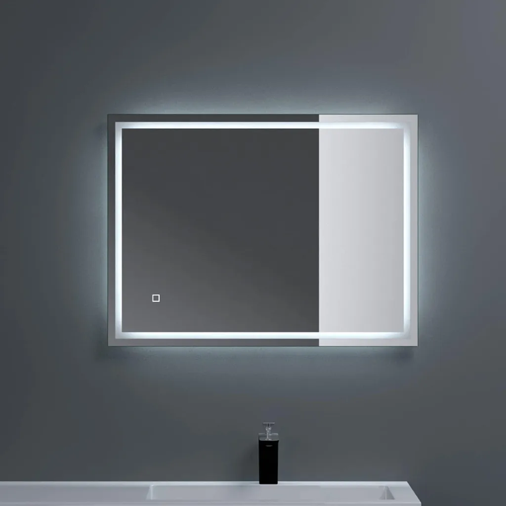 Glace de Salle de Bains LED à Haute Luminosité 60x80cm Format Large