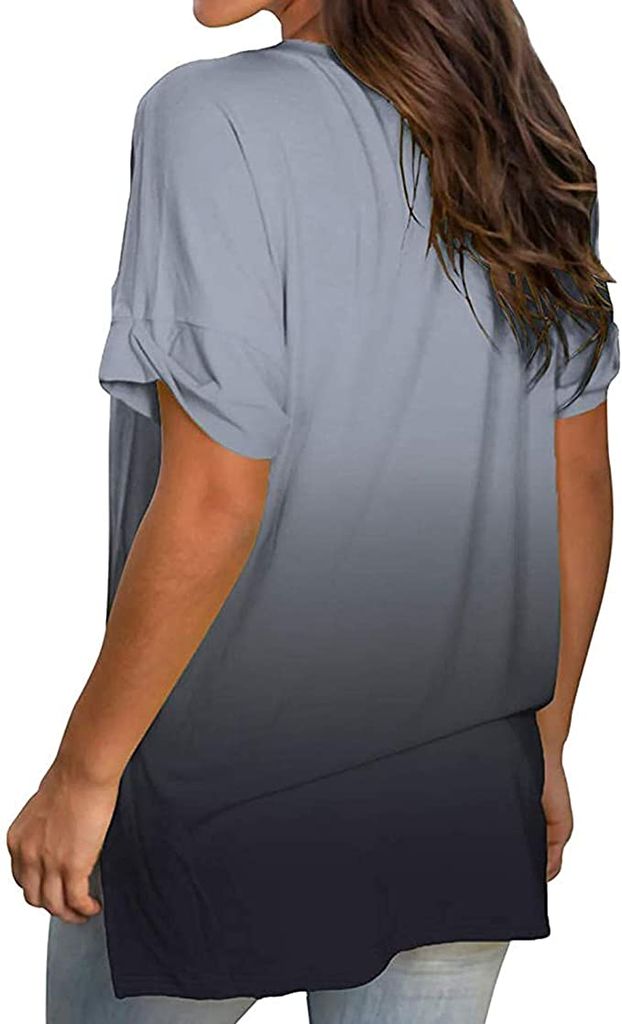 Damen Sommer Kurzarm Bluse T-Shirt Spitze Tops V-Ausschnitt Hemd Oberteile Tee''