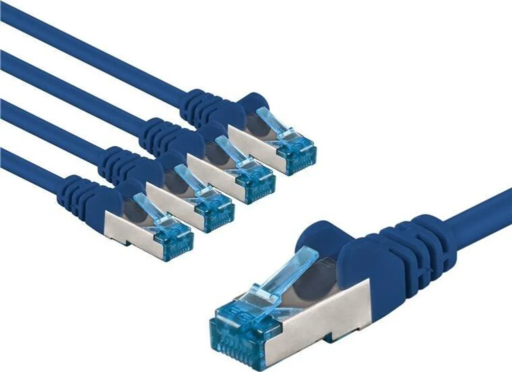 Cavo Rete Goobay CAT 6A S/FTP 5m Set 5 | Infrastruttura Top LSZH