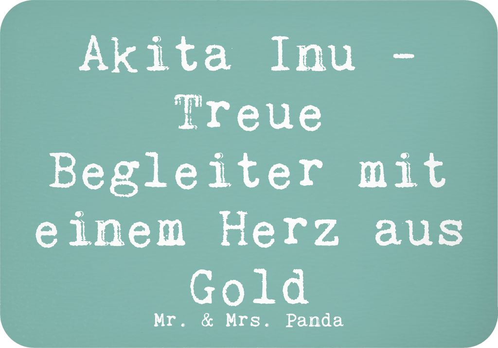 Mr. & Mrs. Panda magnet Spruch Akita Inu Herz - Meeresbrise - Geschenk, muskulöser Hund, Hundezucht, wandmagnet, Notizhalter, whiteboardmagnet, ha...