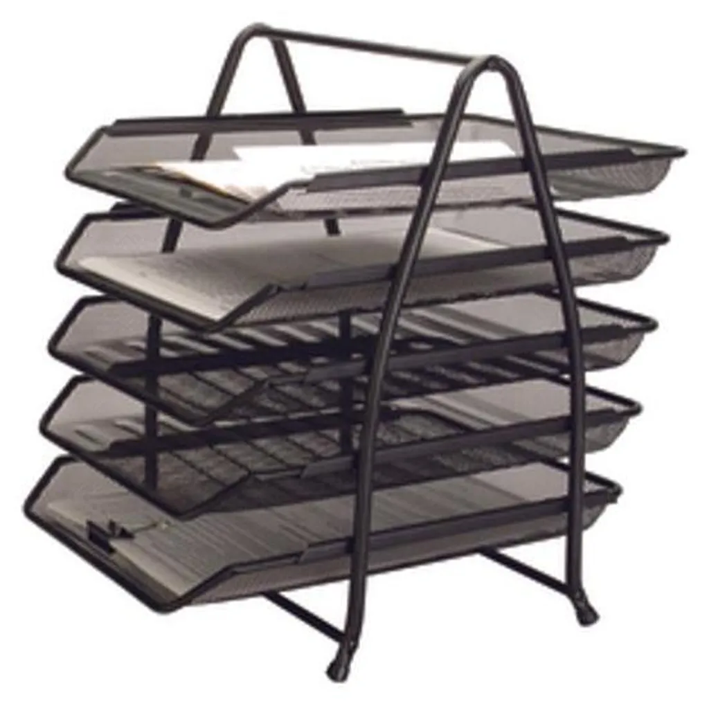 Rangement dossiers A4 noir Q-CONNECT KF18474 pour bureau et maison