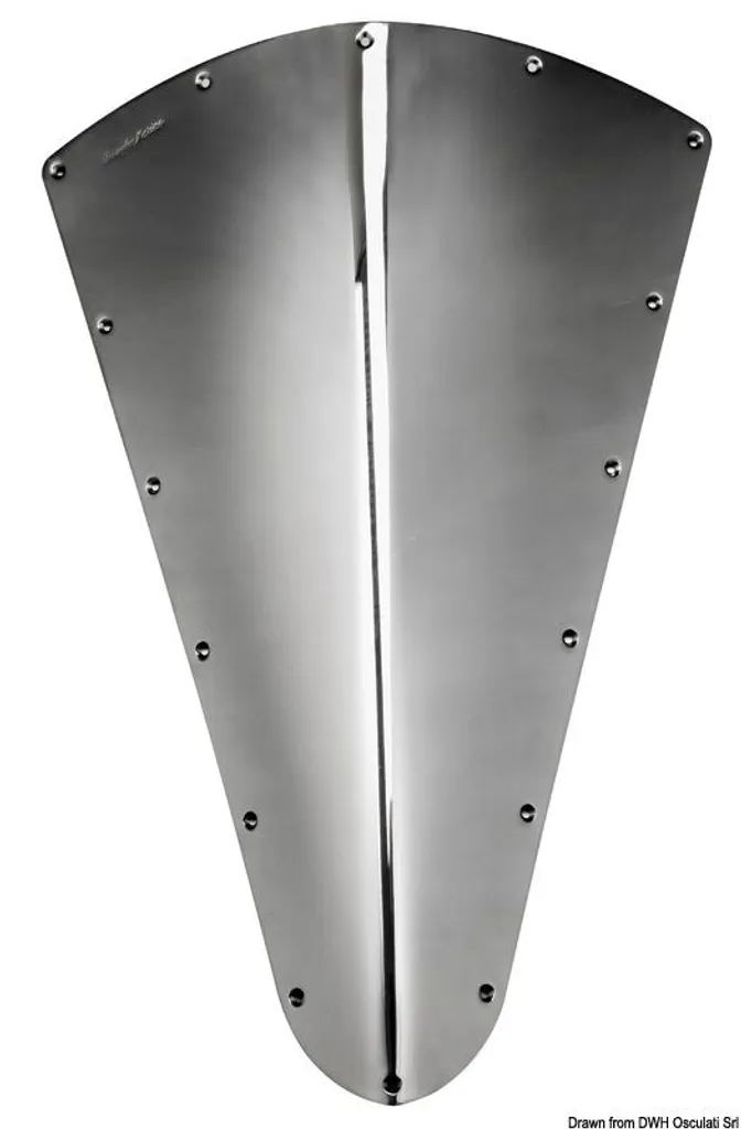 Évitez les éclats de coque avec la protection d'étrave 340 x 520 mm