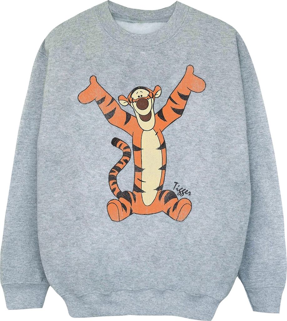Winnie the Pooh - "Classic" Sweatshirt für Jungen BI1851 (128) (Grau)