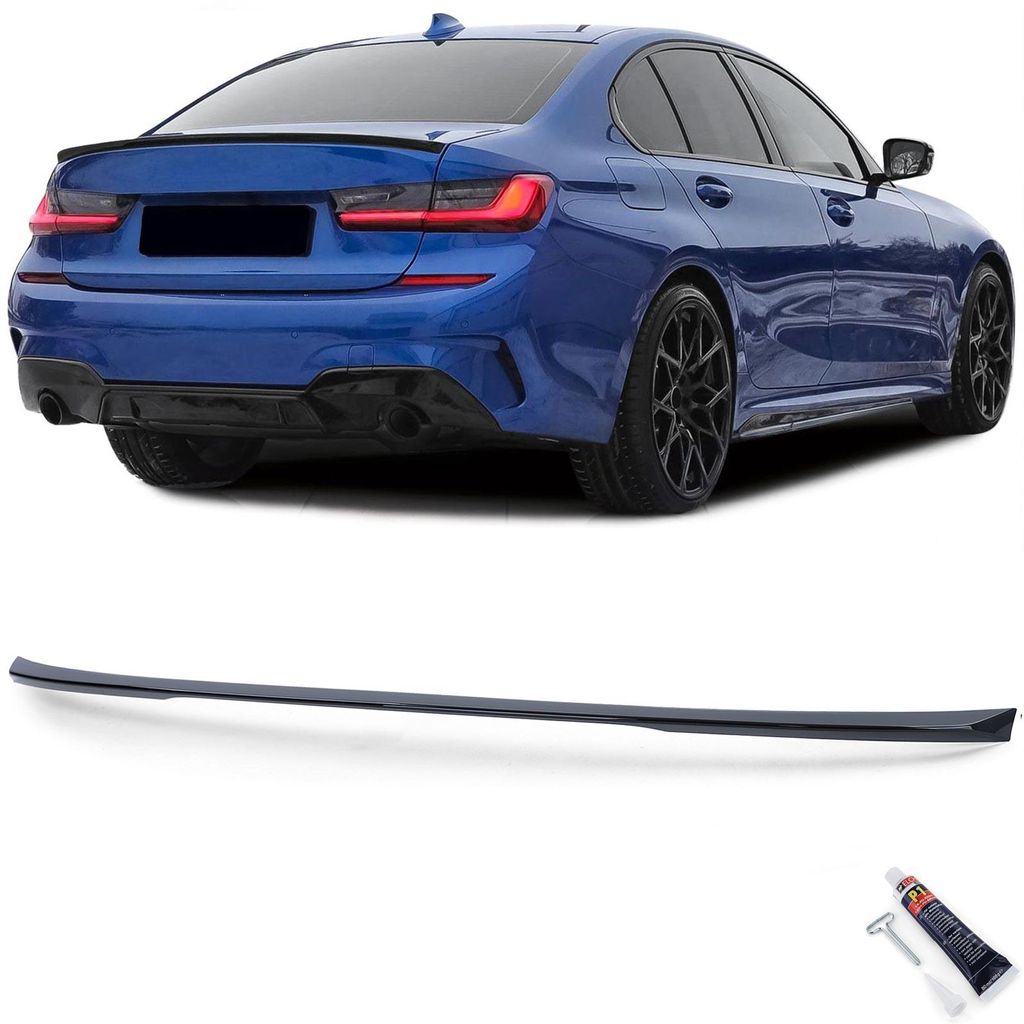 Heckspoiler Spoilerlippe schwarz glänzend mit ABE für BMW Produktbild 