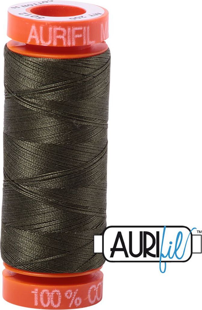 AURIfil Nähgarn MK50WT 1300m, 100% CO : 5012 Dark Green AURIfil: 5012 Dark Green