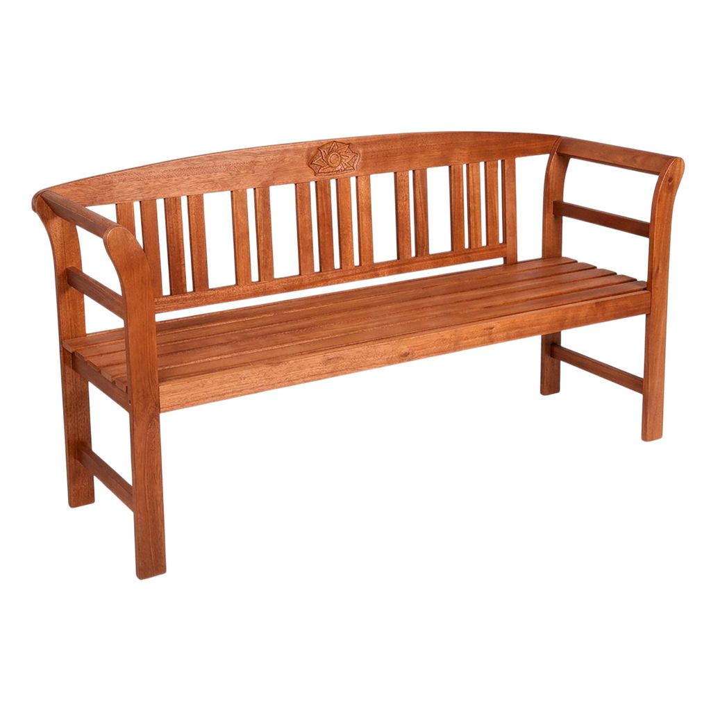 Bank HARLAND mit Rose - 3-Sitzer / 157 cm - Eukalyptus Produktbild 