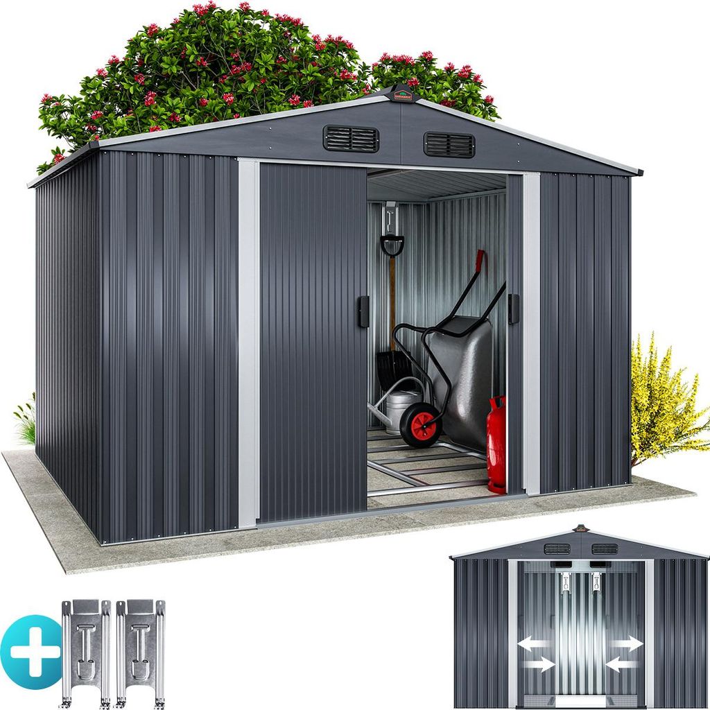 GARDEBRUK® Abri de jardin métal XXL 5m² fondation Image du produit 