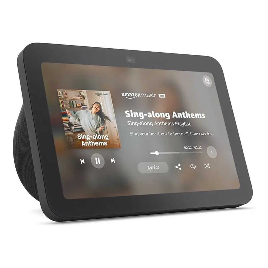 Amazon B0BLS3B3QL, Amazon Alexa, Obdélník, Antracit, Obrázek produktu 