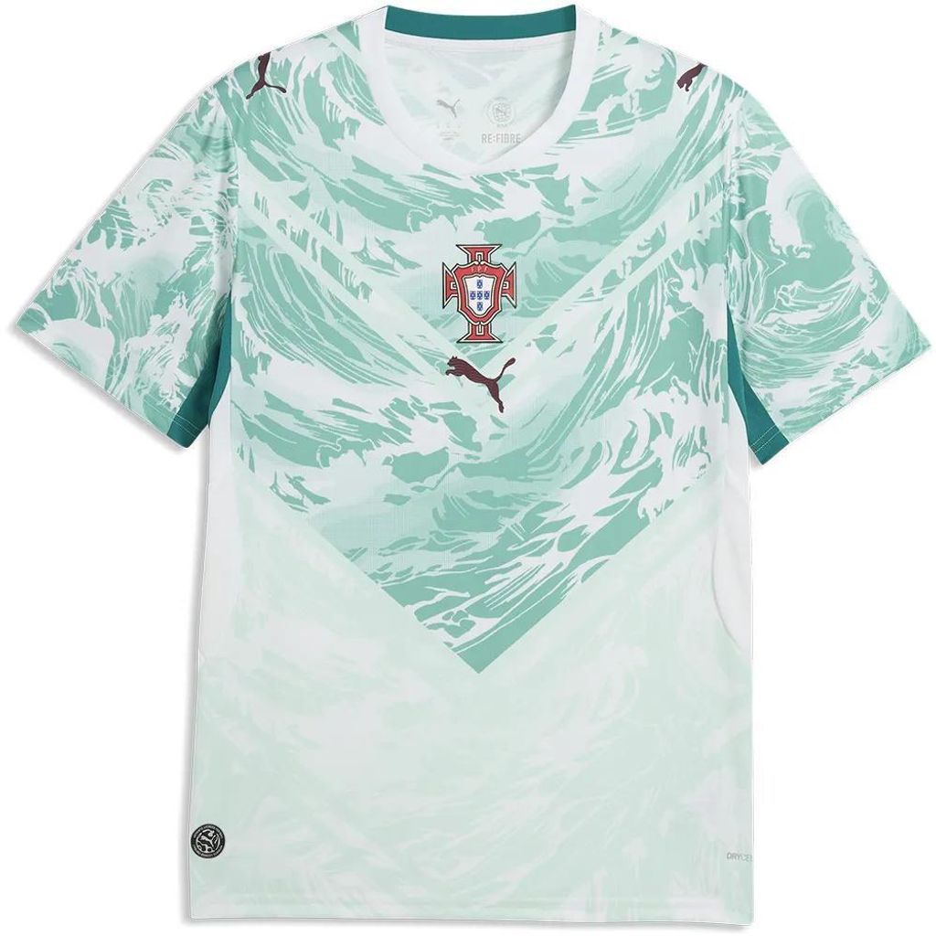 Puma Portugal 25/26 Replica Weg Kurzarm-t-shirt Grün S Mann Grün S