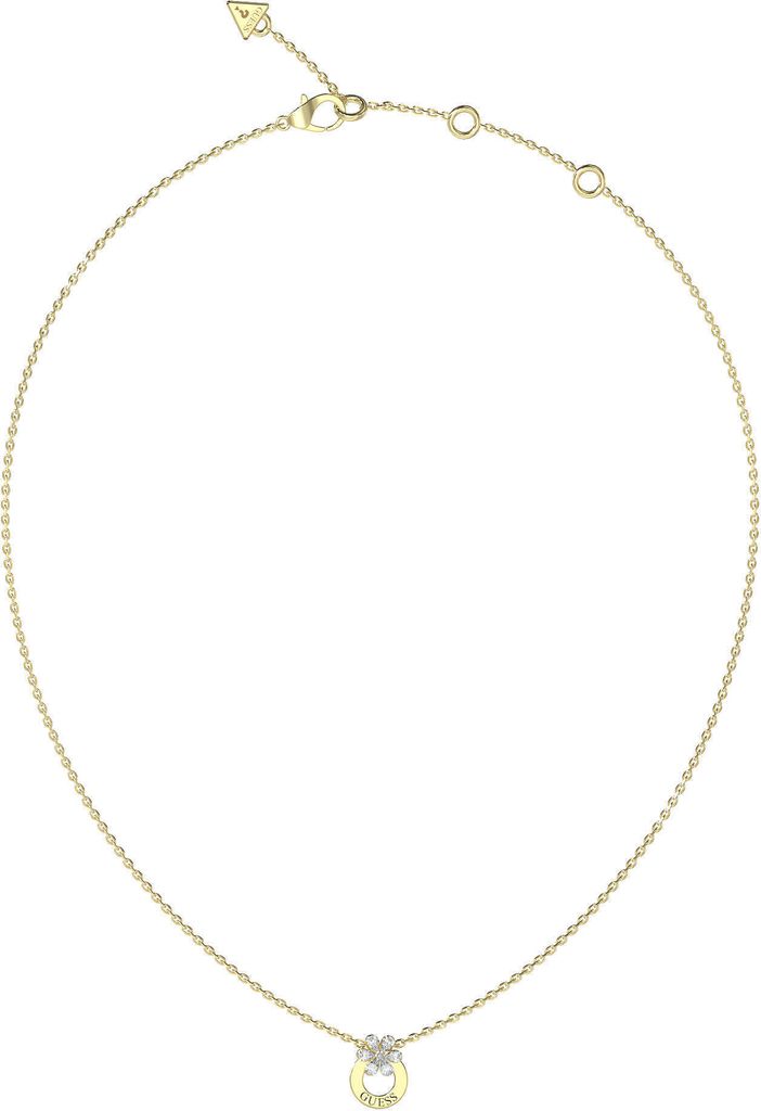 Collana donna Guess oro con fiori 46 cm Immagine del prodotto 