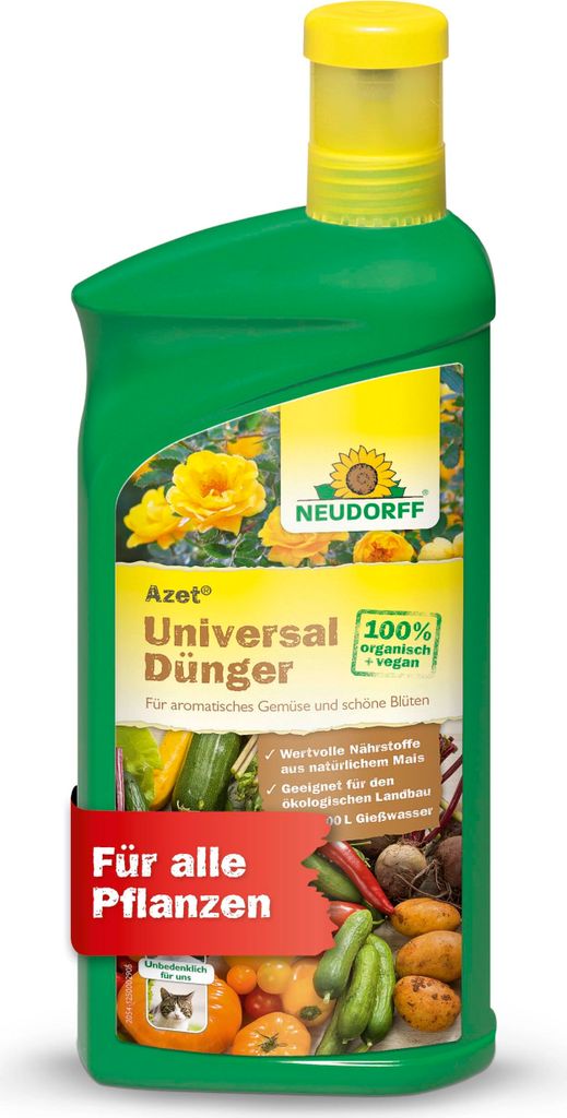 Neudorff - Azet UniversalDünger 1 Liter - 100% organisch und vegan