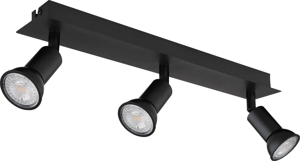 Luminaire Noir Compact GLOBO DREW - Solution Éclairage Gain de Place
