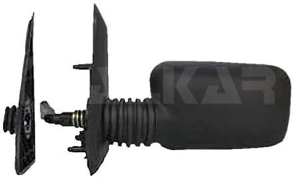 Rétroviseur complet côté conducteur pour Fiat Panda manuel noir ALKAR