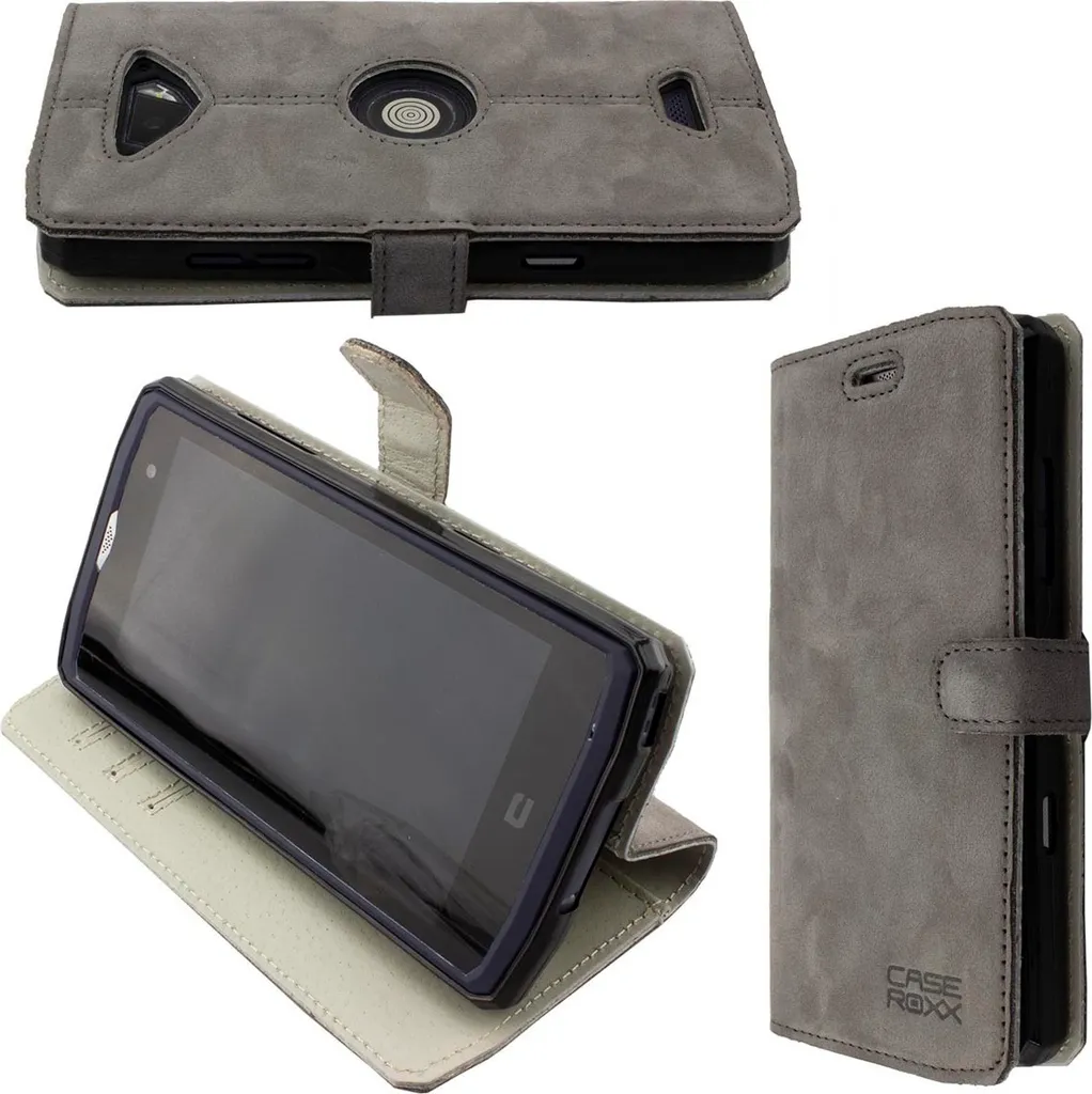 Housse Crosscall Core-X3 Bookstyle Case - Étui Robuste avec Porte-Cartes