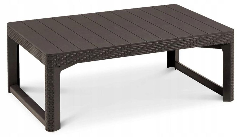 Keter Lyon Gartentisch - 116 x 71 x 40 – 65 cm - braun Produktbild 