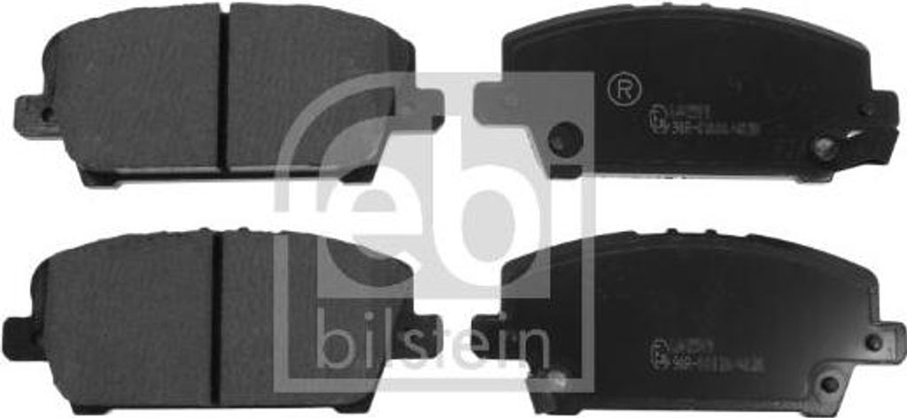 FEBI BILSTEIN 16802 Bremsbelagsatz, Scheibenbremse OE 45022SMGE00 kompatibel mit Civic