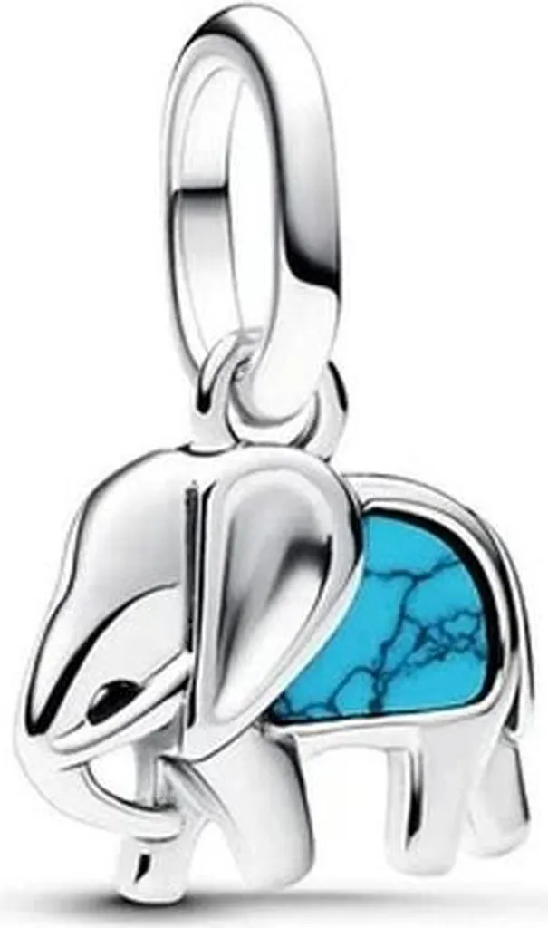 Specifiche Pandora 793858C01 Mini Charm Elefante Turchese Argento