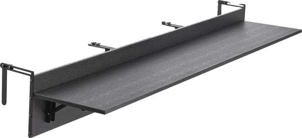 Table de Balcon Design en Inox avec Support Réglable Format 12x59 Pouces