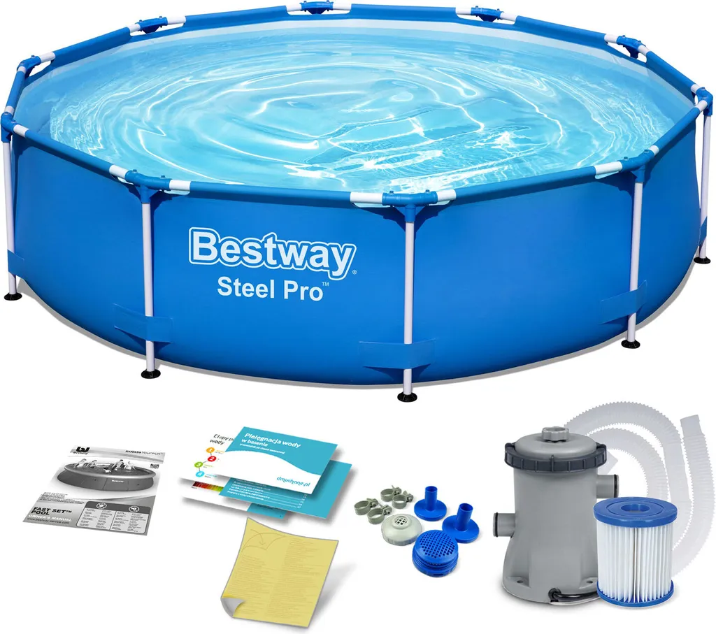 Piscine Hors Sol Tubulaire Bestway 305 x 76 cm Kit Complet Jardin 56679
