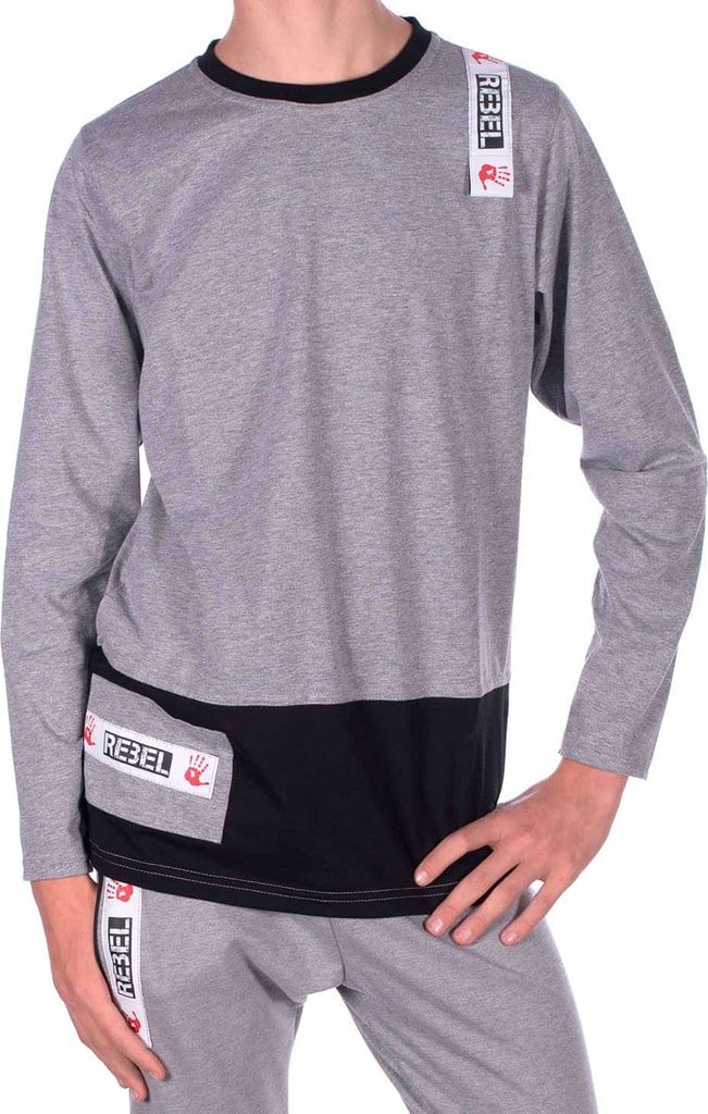 BEZLIT Jungen Shirt Rundhals Rebel Grau 146