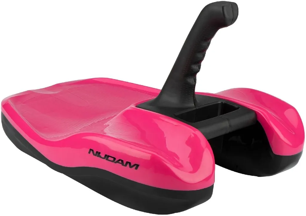 Pousse-neige Ergonomique Snowhoover avec Pelle Large et Roues XL Noires