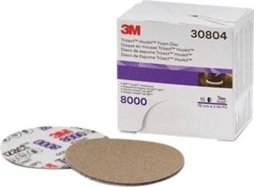 15 Disques 3M 30804 pour Ponçage Excentrique sur Métal et Peinture