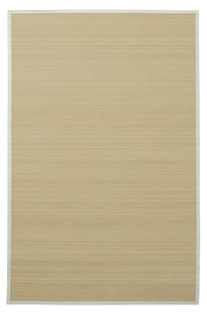 vidaXL Tappeto in bambù 100 x 160 cm natura Immagine del prodotto 
