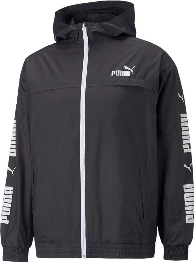 Puma COLORBLOCK WINDBREAKER SCHWARZ M