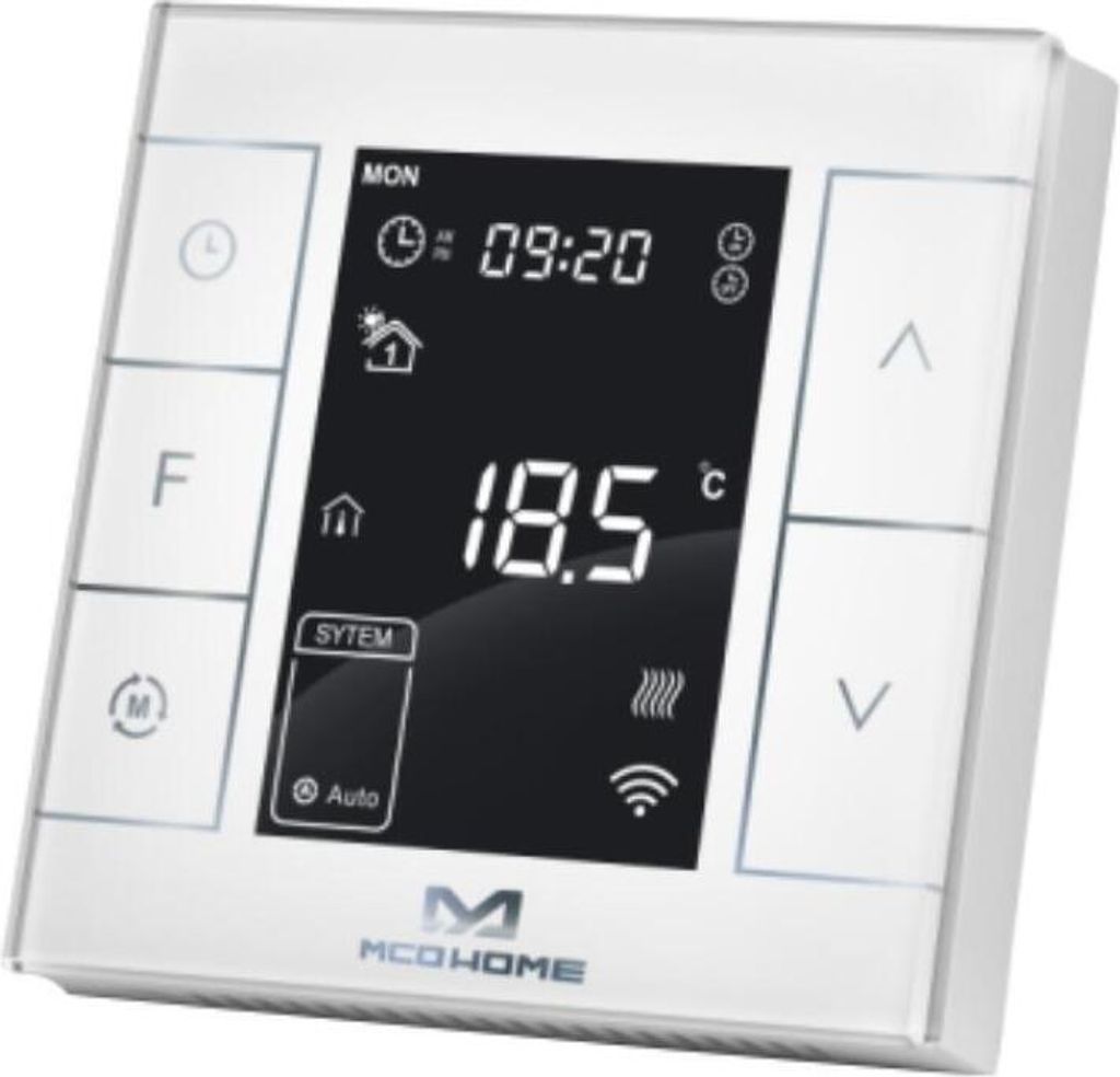 Thermostat mit Feuchtigkeitssensor für wasserbasierte Heizsysteme