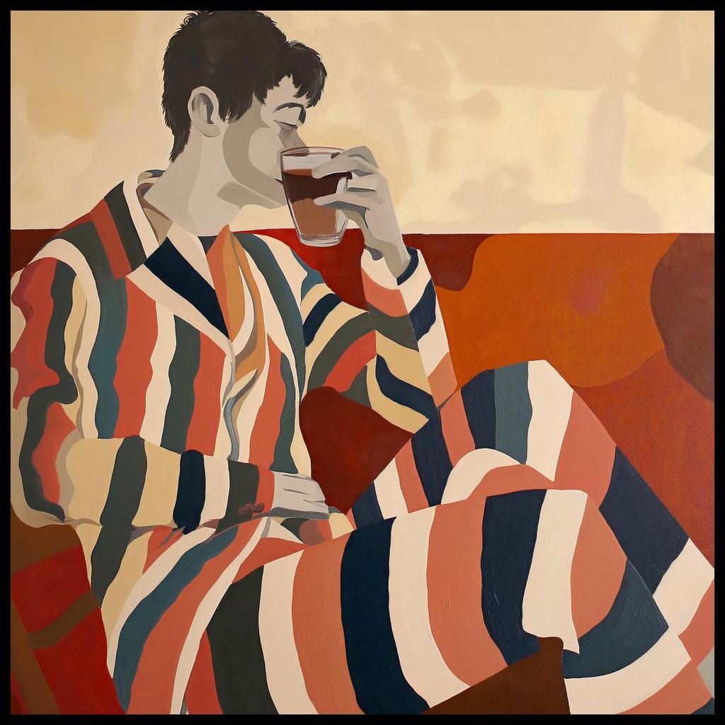 Plakat 100x100cm Pause zum Durchatmen
