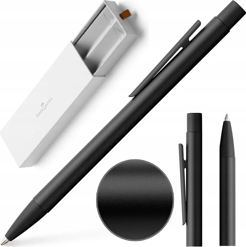 Stylo Faber-Castell Neo Slim noir idéal pour dessiner et prendre des notes