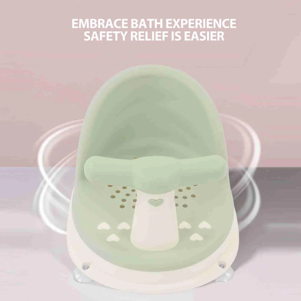 Chaise de bain bébé pour salle d'eau - Solution pliable gain de place