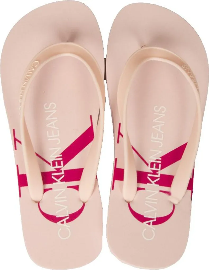 Tongs Calvin Klein Jeans YW0YW00098 Beach Sandal Monogram TPU Noir T40